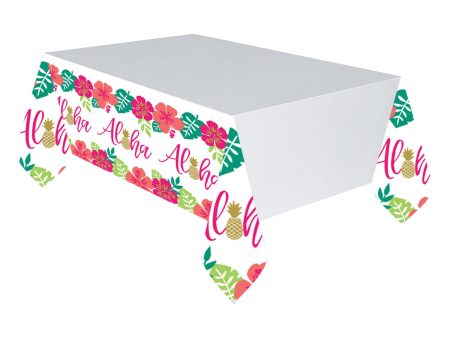 You Had Me At Aloha Paper Table Cover 137x259cm Online now