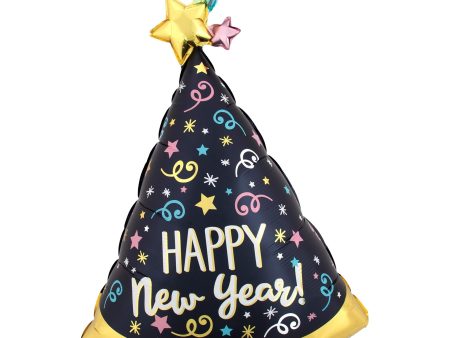 Confetti New Year SuperShape Balloon 68x91cm Fashion