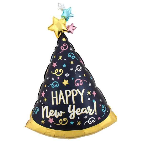 Confetti New Year SuperShape Balloon 68x91cm Fashion