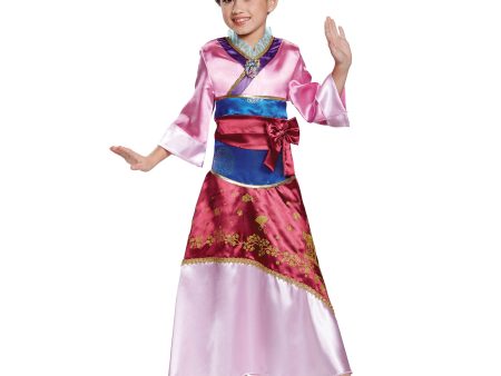 Child Mulan Deluxe Costume Fashion