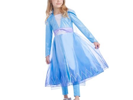 Child Elsa Frozen II Deluxe Costume For Sale