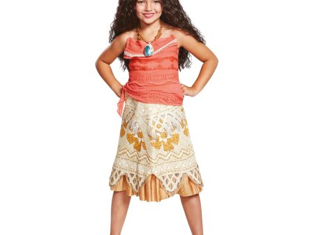 Child Moana Classic Costume For Cheap