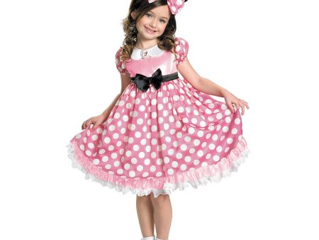 Child Pink Minnie Mouse Glow in the Dark Disney Costume Online Sale