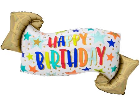 Birthday Banner SuperShape Balloon 60x88cm For Sale