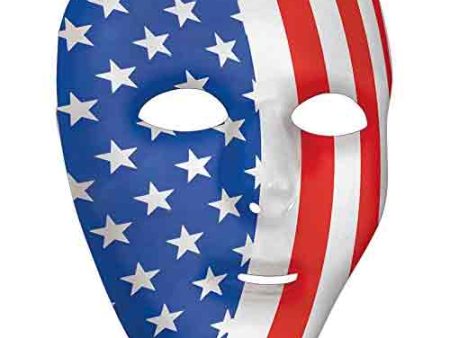 Adult Full Face Masks Red,White,Blue Online