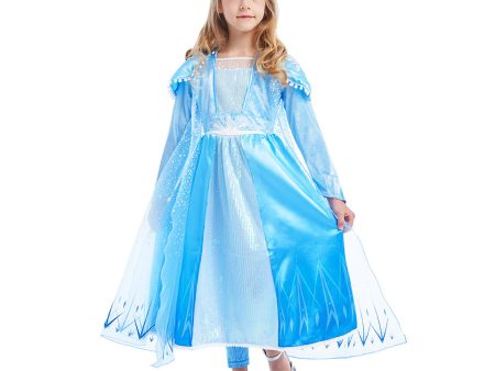 Child Elsa Frozen II Prestige Costume Fashion