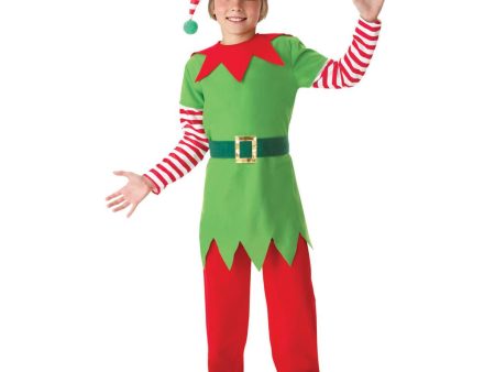 Child Santa s Helper Christmas Holiday Costume on Sale