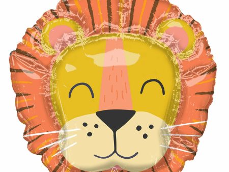 Get Wild Lion SuperShape Foil Balloon 71x68cm Supply