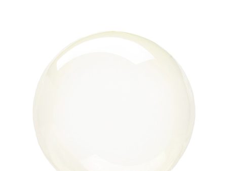 Yellow Crystal Clearz Petite Foil Balloon 25cm For Sale