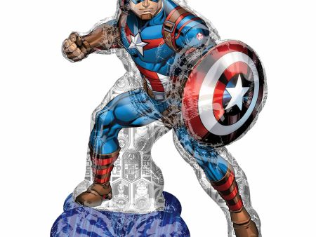 Captain America AirLoonz Foil Balloon 93x147cm Supply