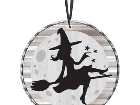 Mini Witch Hanging Mdf Sign Decoration For Cheap