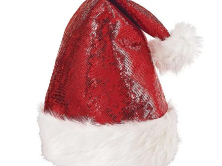 Red Sequined Santa Hat Online