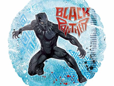 Black Panther Foil Balloon 45cm Sale