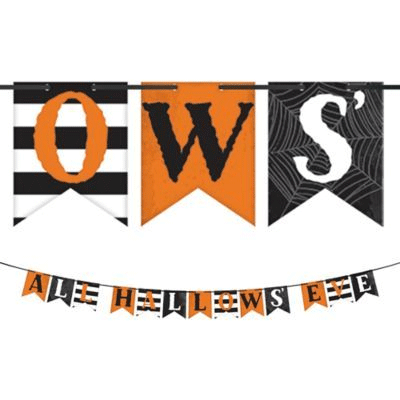 All Hallows Eve Halloween Letter Banner Online Sale