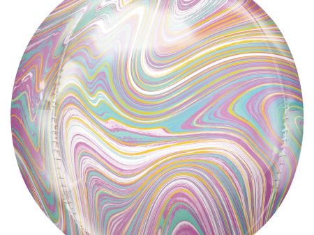 Pastel  Marblez Orbz Balloon 60x88cm For Discount