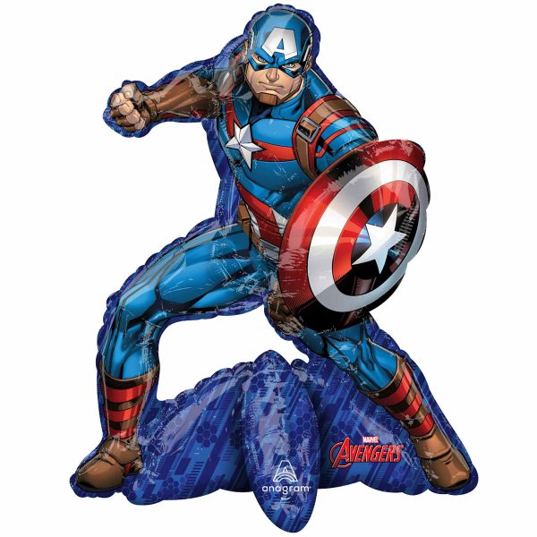 Avengers Captain America Multi-Balloon 55x66cm Hot on Sale