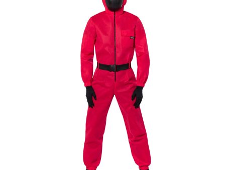 Adult Squid Game Guard Deluxe Costume on Sale