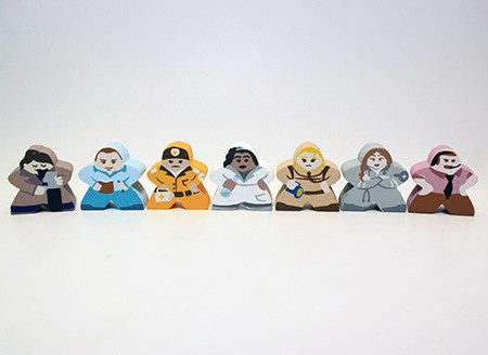 Character Meeple Set for Pandemic The Cure (7 pcs) Online Hot Sale