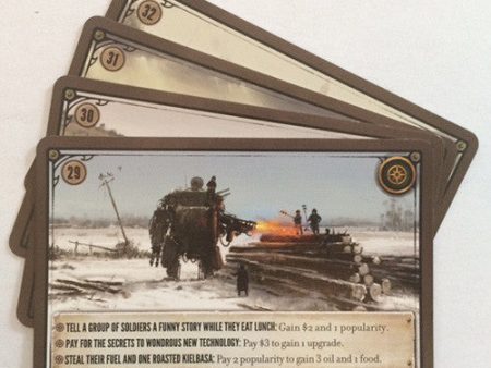 Scythe Kickstarter Promo Pack #1 - 4 Promo Encounter Cards (Stonemaier Games) Online now