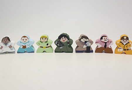 Character Meeple Set for Pandemic Base Game (7 pcs) For Sale