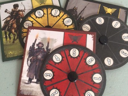 Scythe Kickstarter Promo #5 - 3 Promo Power Dials (Stonemaier Games) Online Sale